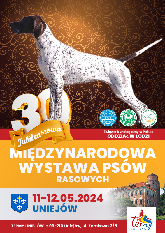 Już w weekend w Uniejowie Międzynarodowa Wystawa Psów Rasowych