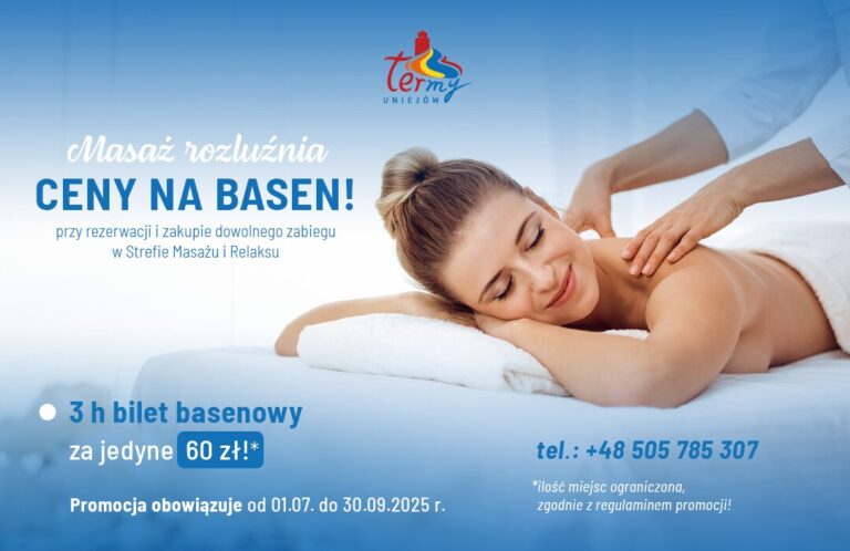 Masaż rozluźnia ceny na basen!